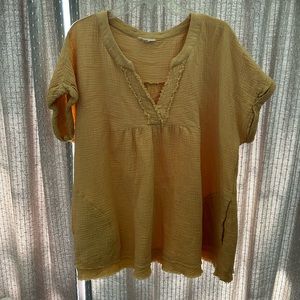 Chic Soul V-Neck Blouse Top